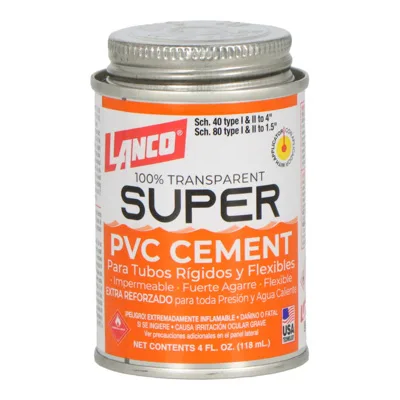 CEMENTO -LANCO PVC 4 ONZ SM-244-8