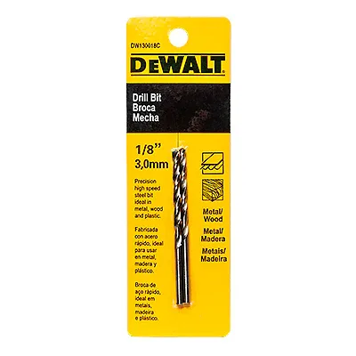 MECHA DEWALT HSS 1/8 DW 130018C