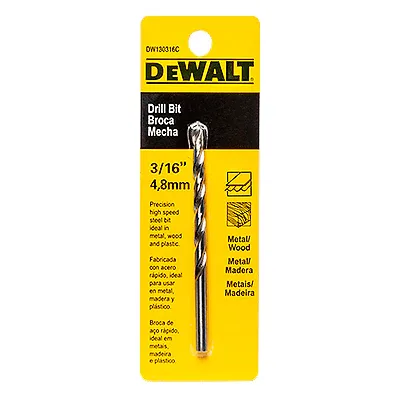 MECHA DEWALT HSS 3/16 X 4 DW130316C