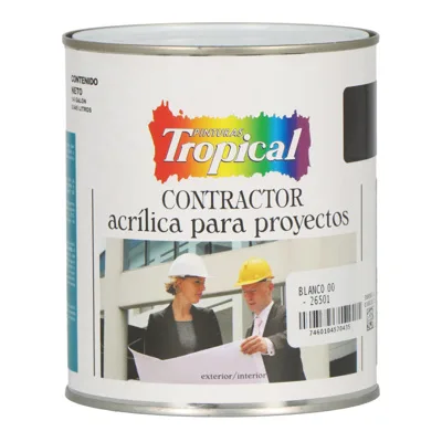 1/4 CONTR/ACRIL BLANCO COLONIAL 01