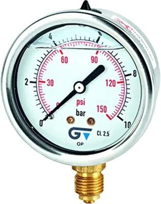 MANOMETRO C/GLICERINA GENEBRE 90PSI 3822N 006