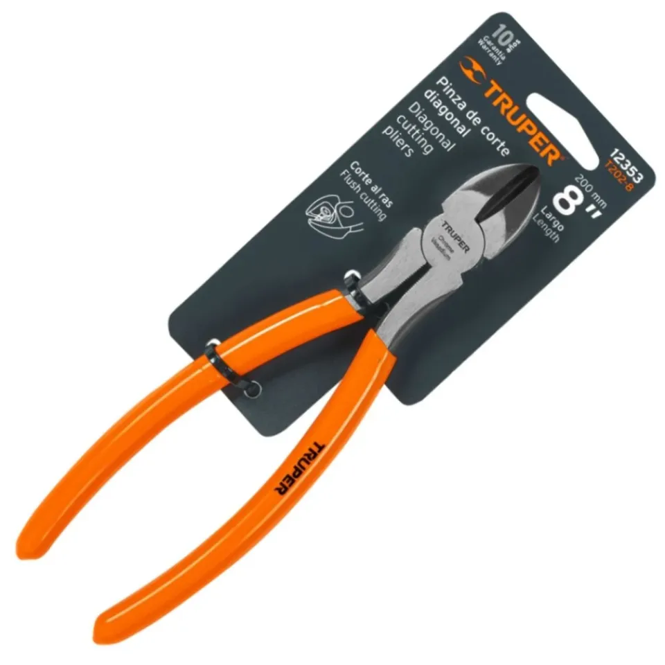 PINZA CORTE/DIAGONAL TRUPER #8 T202-8
