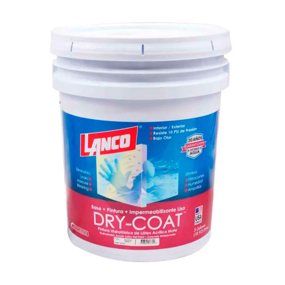 CUBO DRY-COAT-LANCO 5 GALÓN DC-480-2