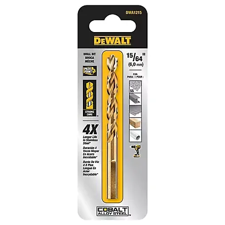 MECHA DEWALT DE COBALTO 5/32 DWA1210