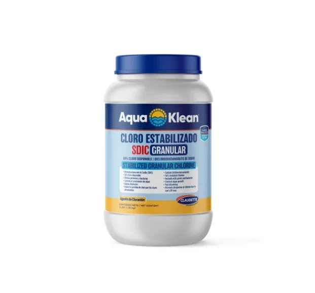 CLORO ESTABILIZADO P/PISCINA 7L A6 60% CLAUDETTE SDIC PI0065