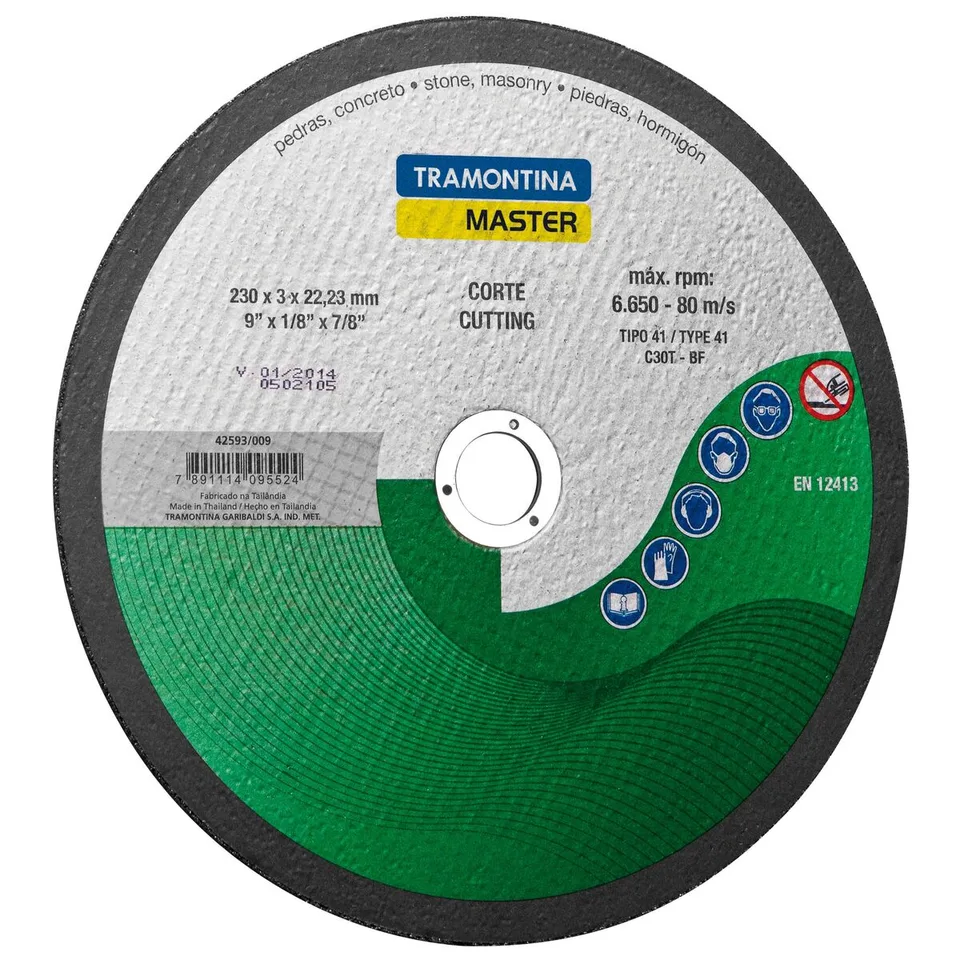 DISCO TRAMONTINA CORTE DE PIEDRA 9" 42593/009