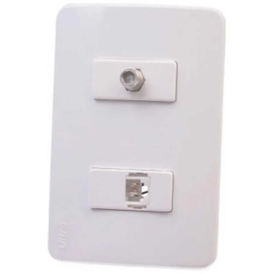TOMA COAXIAL LUMINEX CREMA LX-060-75C