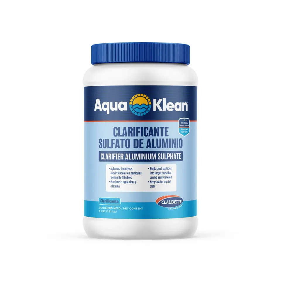 CLARIFICANTE SULFATO ALUMINIO 4LB CLAUDETTE