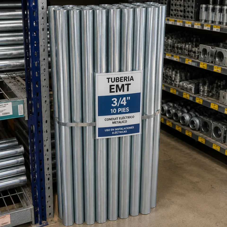TUBERIA EMT 3/4" 10 PIES