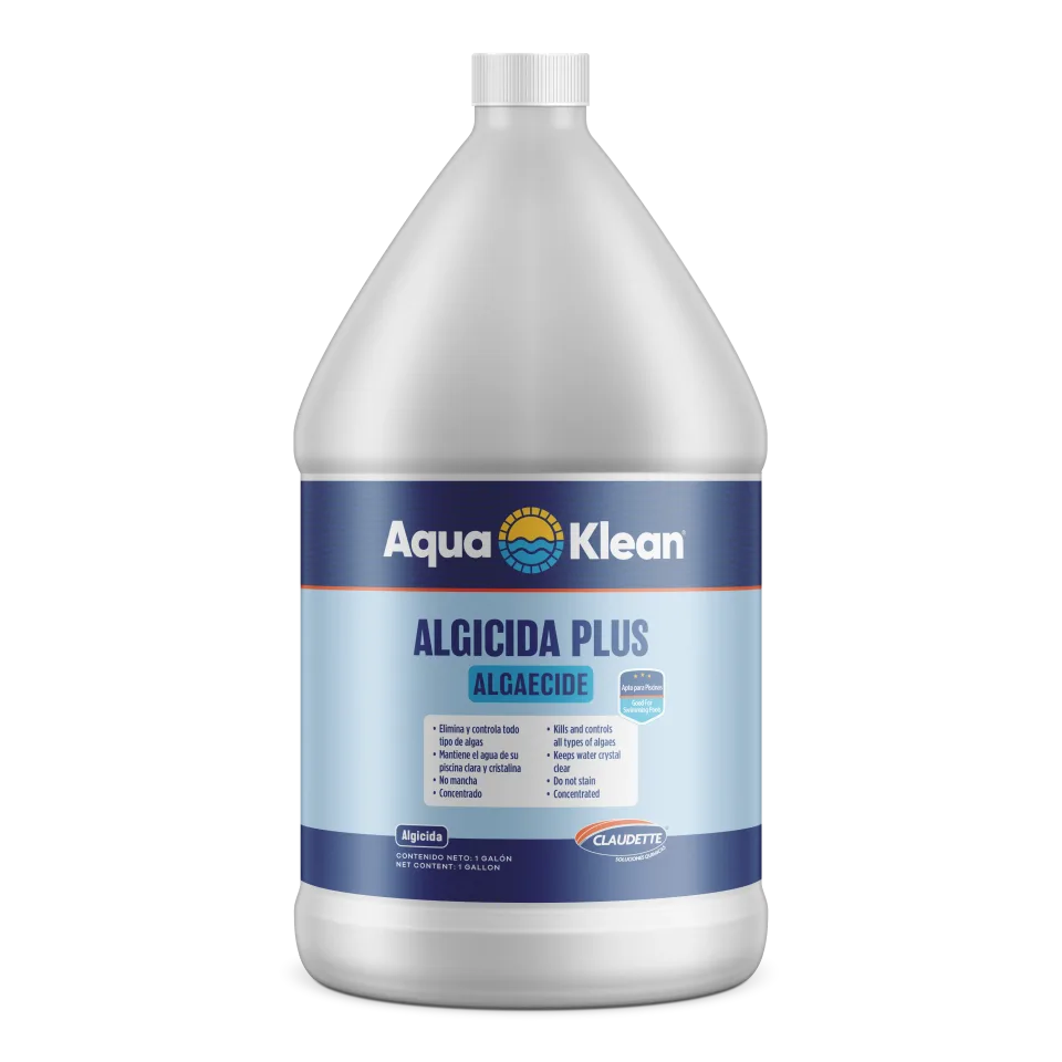 ALGICIDA PLUS 1/2 GALÓN - CLAUDETTE AQUA KLEAN PI0011