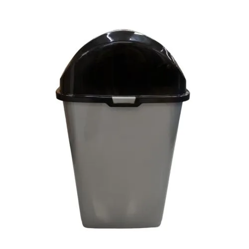 PAPELERA T/VAIVEN 50 LTS GRIS SPARTA