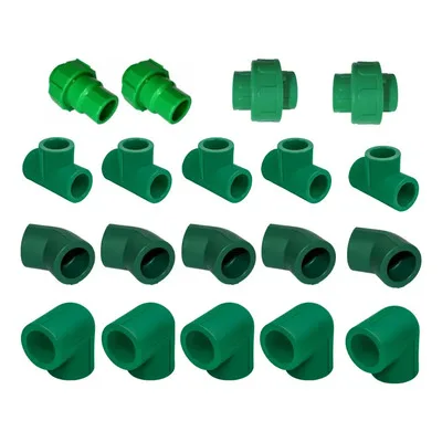 CODO MACHO PPR 32 X 1/2 VERDE