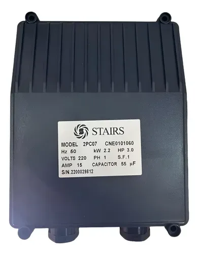 CAJA P/BOMBA SUM. 3HP STAIRS PUMPS