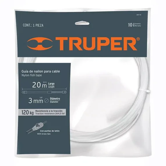 SONDA P/ELECT. TRUPER GNY-20 20MTS PLAST.