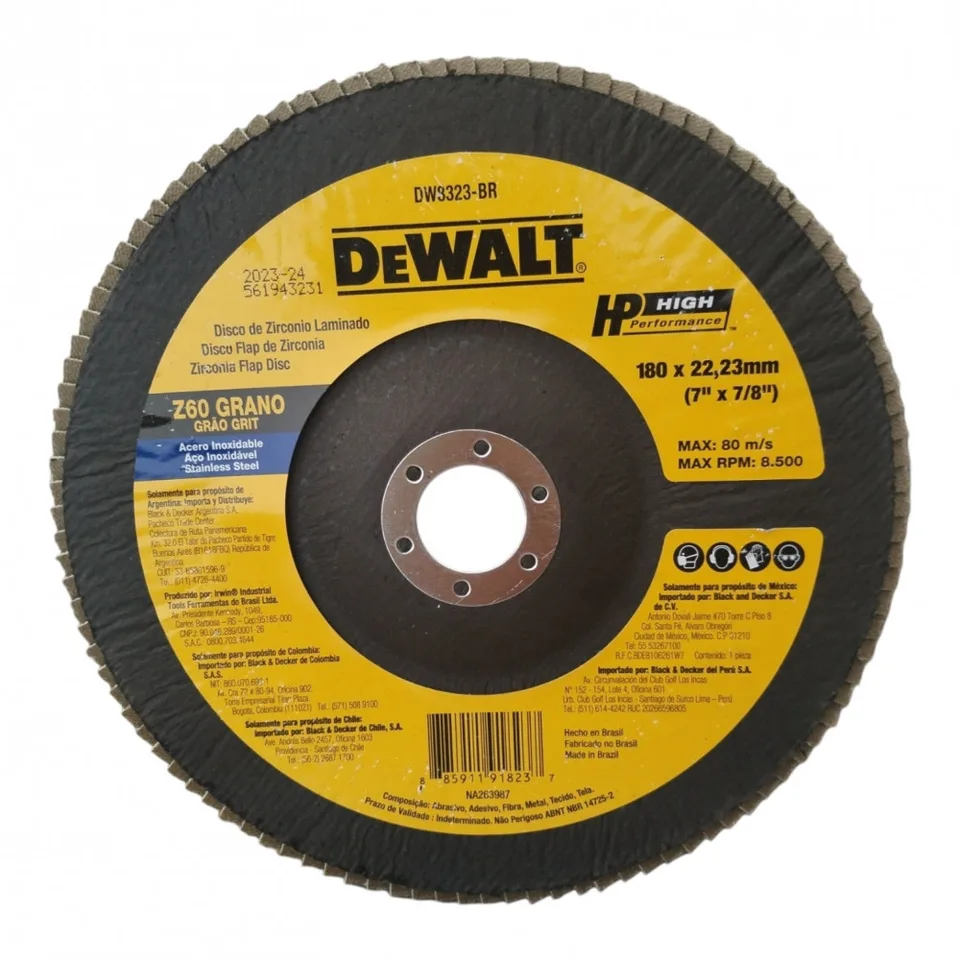 DISCO DEWALT FLAP 7" G-60 DW8323