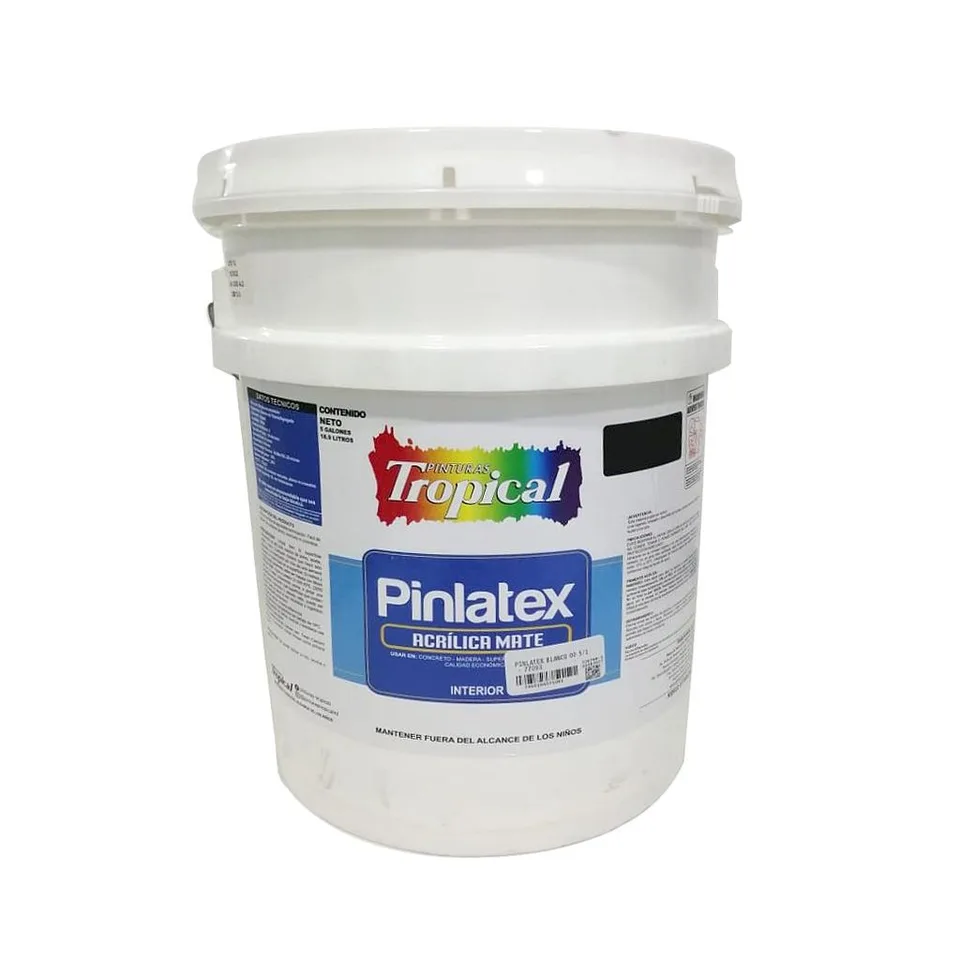 Pintura Latex Blanca 5gl