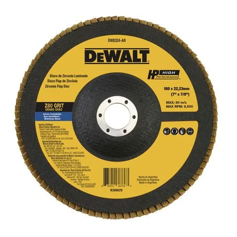DISCO DEWALT FLAP 7 GR 80 DW8324