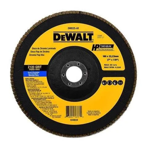 DISCO DEWALT FLAP 7" G-120 DW8325