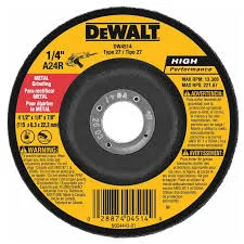 DISCO DEWALT ABRASIVO METAL 4 1/2X1/4X7/8 DW44540/44830