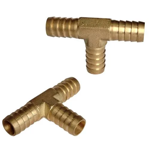 TEE P/ESTUFA BRONCE 3/8