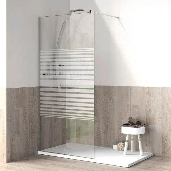 MAMPARA RAYAS 80X195 CM DER.S/T CURVA