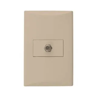 TOMA COAXIAL MARFIL 700498