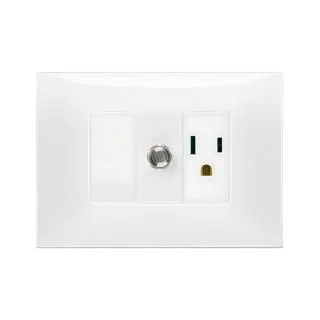 TOMA COAXIAL INLEC BLANCO 810-57011