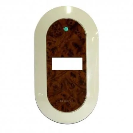 PLACA NUVA 1 HUECO BTICINO CAOBA 503NU/1RN