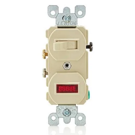 SWITCH PILOTO 10A 125V LEVINTON. CAT-5226-1