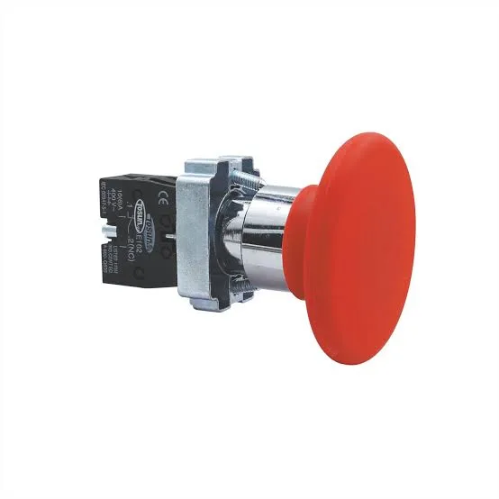 PULSADOR TOSUN METALICO ROJO PB2-BA42