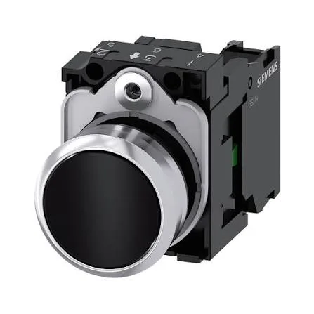 PULSADOR TOSUN METALICO NEGRO