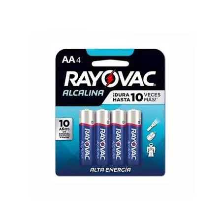 PILA RAYOVAC BLIST ALCALINA AA4