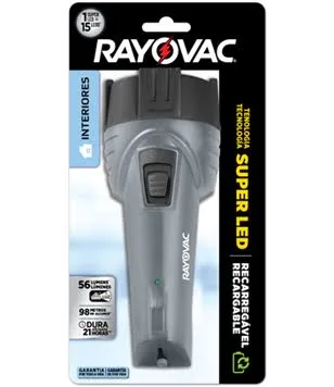 LINTERNA RAYOVAC RECARGABLE SUPERLEDMINI