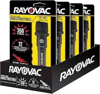 LINTERNA RAYOVAC POKER 4LED DETEC. DIN. PK-1503