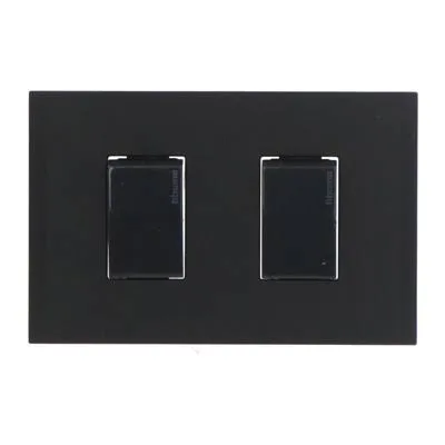 INT. BTICINO DOBLE 3WAY NOBILE NEGRO AF2201ANG