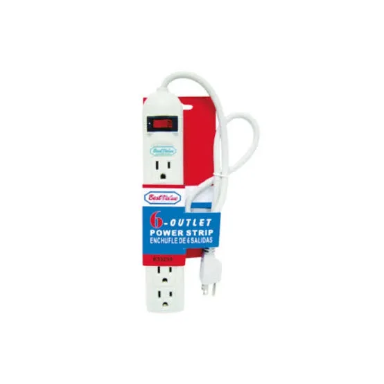 REGLETA BEST VALUE 6 SALIDA ROJA E33213