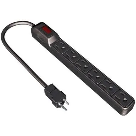 REGLETA BEST VALUE 6 SALIDA NEGRA E33214