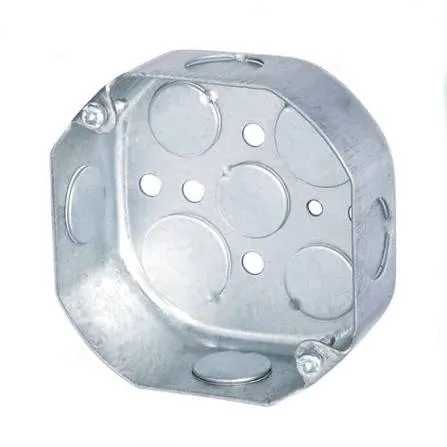 CAJA OCTAGONAL METAL 1/2 GP KO. 1/2