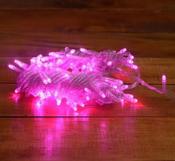 LUCES DE NAVIDAD LED 810-3106 ROSADA 100L
