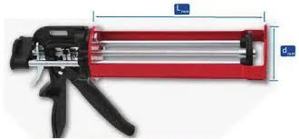 PISTOLA PARA ANCLAJE QUIMICO WURTH