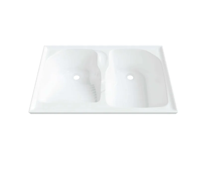 LAVADERO DOBLE BLANCO C/CHAPA