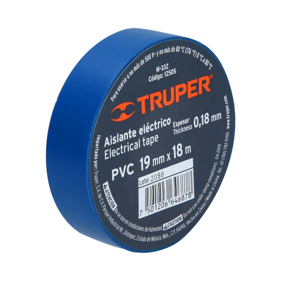 TAPE TRUPER AZUL M-33Z 19MMX1/8M