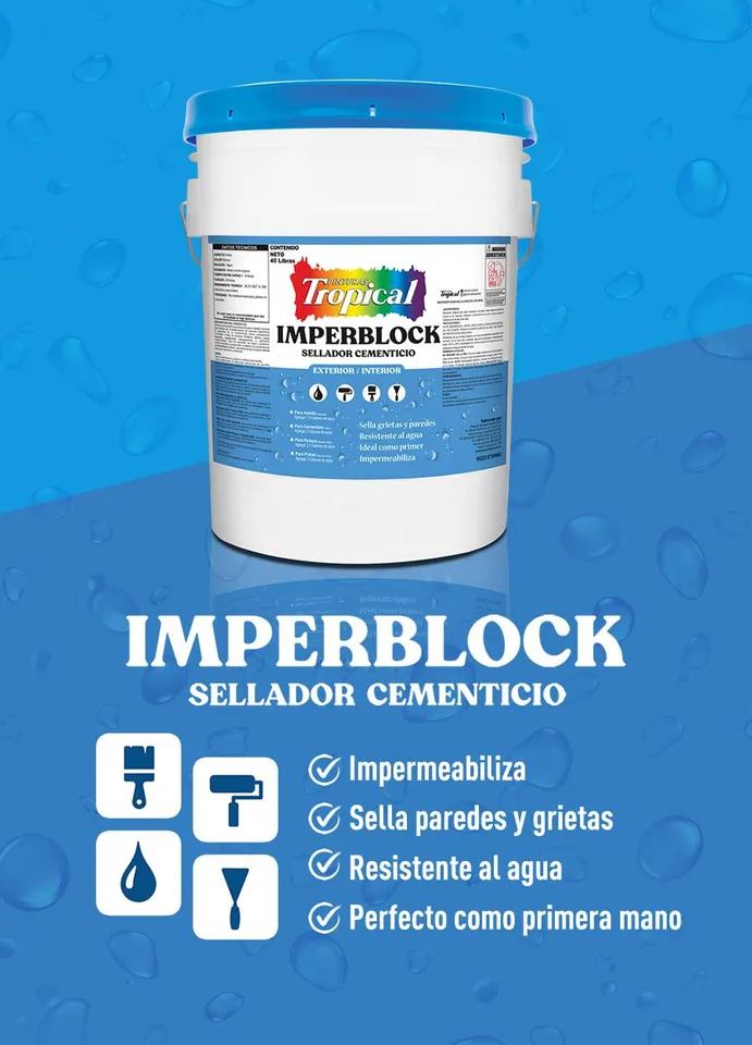 CUBO CEMENTICIO IMPERBLOCK TROPICAL