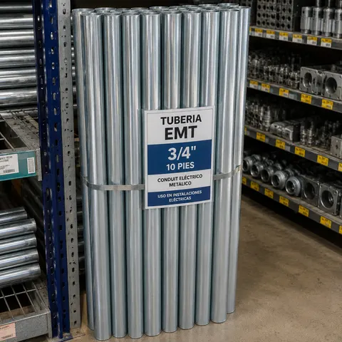 TUBERIA EMT 3/4" 10 PIES